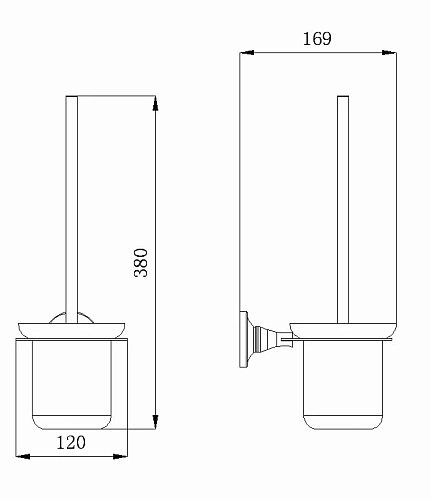 Ершик для унитаза Rush Corsica CO42710 Ершик для унитаза Rush Corsica CO42710