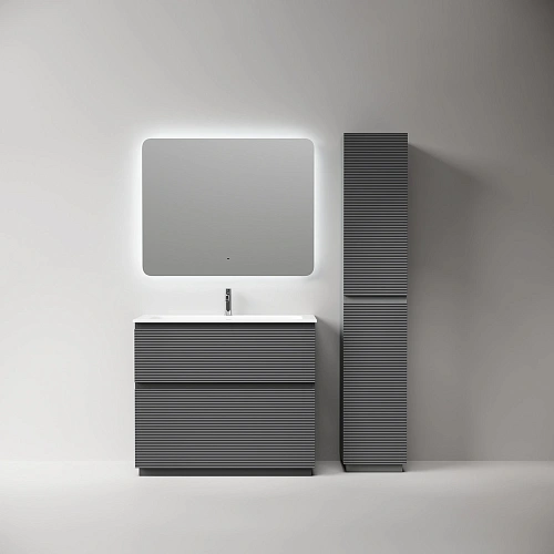 Тумба под раковину SANCOS Folk Floor FL100FGS 995х445х850 Grey soft, напольная Тумба под раковину SANCOS Folk Floor FL100FGS 995х445х850 Grey soft, напольная