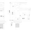 Смеситель для раковины Wonzon & Woghand черный матовый (WW-XH-011-MB) Смеситель для раковины Wonzon & Woghand черный матовый (WW-XH-011-MB)