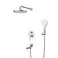 Душевая система CEZARES RELAX-VDSET-01 встраиваемая, со шлангом, с держателем, хром