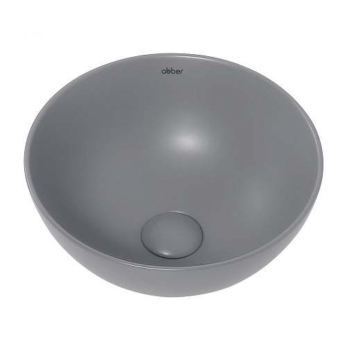 Раковина ABBER Bequem AC2106MG накладная, серая матовая Раковина ABBER Bequem AC2106MG накладная, серая матовая