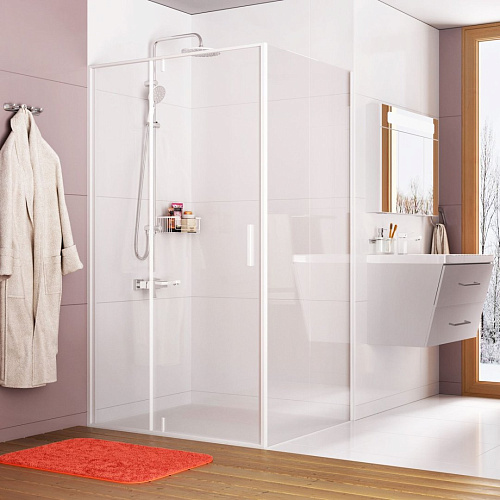 Душевой уголок WasserKRAFT Neime 19P10 белый Душевой уголок WasserKRAFT Neime 19P10 белый