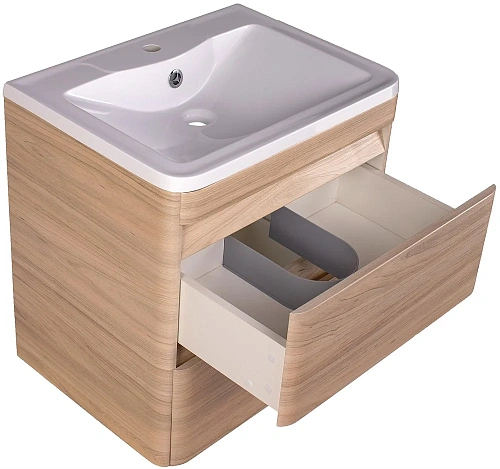 Тумба под раковину Style Line Атлантика 60, Люкс ясень перламутр, PLUS СС-00002217 Тумба под раковину Style Line Атлантика 60, Люкс ясень перламутр, PLUS СС-00002217