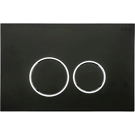 Клавиша смыва Black&White WPI-09512 серия RS, цвет: Matt Black (244х162х11) Клавиша смыва Black&White WPI-09512 серия RS, цвет: Matt Black (244х162х11)