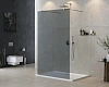 Душевая перегородка CEZARES LIBERTA-L-2-110-GR-Cr 110см стекло тонированное (графит), профиль хром