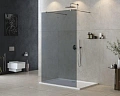Душевая перегородка CEZARES LIBERTA-L-2-110-GR-Cr 110см стекло тонированное (графит), профиль хром Душевая перегородка CEZARES LIBERTA-L-2-110-GR-Cr 110см стекло тонированное (графит), профиль хром