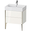 Картинка анонса товара «тумба под раковину duravit xviu xv45350b122 напольная 68 см белая глянцевый»