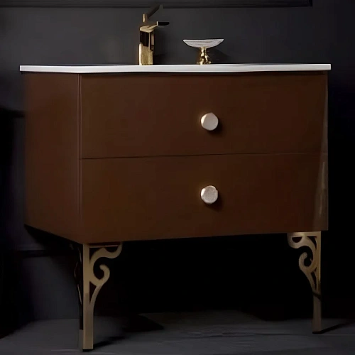 Тумба под раковину Armadi Art NeoArt 830-100-DB 100смx43,5 DARK BROWN Тумба под раковину Armadi Art NeoArt 830-100-DB 100смx43,5 DARK BROWN