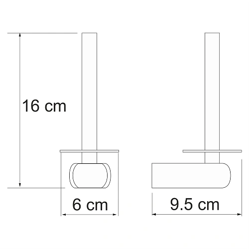 Держатель туалетной бумаги WasserKRAFT Berkel K-6897 хром Держатель туалетной бумаги WasserKRAFT Berkel K-6897 хром