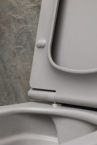 Унитаз подвесной Allen Brau Liberty 4.33007.AN с крышкой, антрацит Унитаз подвесной Allen Brau Liberty 4.33007.AN с крышкой, антрацит