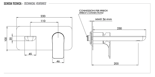 Смеситель для раковины Remer Infinity I15LKBXV, сталь Смеситель для раковины Remer Infinity I15LKBXV, сталь
