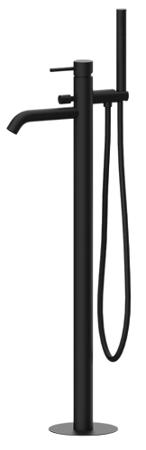 Смеситель для ванны Remer X Style X08NO, чёрный матовый Смеситель для ванны Remer X Style X08NO, чёрный матовый