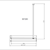 Душевая перегородка VinceaWalk-In HR VSW-4HR900CLB, 900x2000, черный, стекло прозрачное Душевая перегородка VinceaWalk-In HR VSW-4HR900CLB, 900x2000, черный, стекло прозрачное