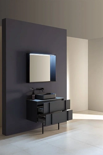 Тумба под раковину Allen Brau Reality 100 1.32007.AM антрацит матовый Тумба под раковину Allen Brau Reality 100 1.32007.AM антрацит матовый