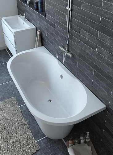 Ванна из искусственного камня Эстет Lira silk 1700х800 ФР-00014538 Ванна из искусственного камня Эстет Lira silk 1700х800 ФР-00014538