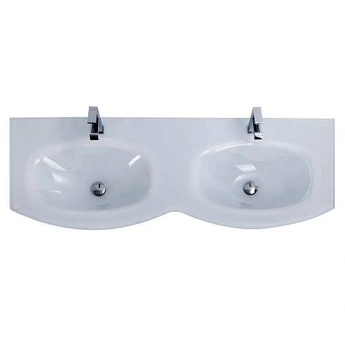 Раковина CEZARES 82412 Extra Bianco 1390x520 стекло Раковина CEZARES 82412 Extra Bianco 1390x520 стекло