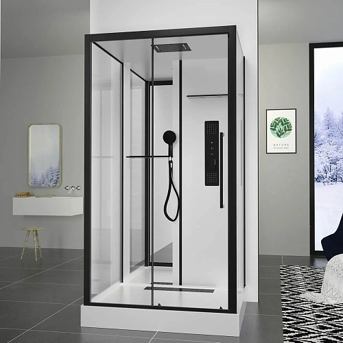 Душевая кабина Black&White Galaxy G8028 90х115 8028000 Душевая кабина Black&White Galaxy G8028 90х115 8028000