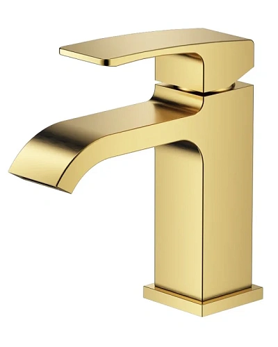 Смеситель для раковины Raglo R02.10.03, золотой сатин Смеситель для раковины Raglo R02.10.03, золотой сатин