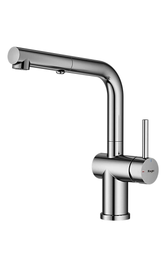 Смеситель для кухни Raglo R86.49.05 с выдвижным изливом, сатин Смеситель для кухни Raglo R86.49.05 с выдвижным изливом, сатин