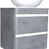 Тумба под раковину Style Line Атлантика 60, Люкс бетон темный, (2 ящ.), со столешницей, PLUS СС-00002279 Тумба под раковину Style Line Атлантика 60, Люкс бетон темный, (2 ящ.), со столешницей, PLUS СС-00002279