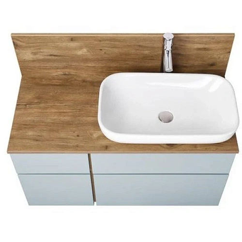 Тумба под раковину Aquaton Мишель 100 без столешницы, дуб рустикальный, фьорд 1A256901MIX30 Тумба под раковину Aquaton Мишель 100 без столешницы, дуб рустикальный, фьорд 1A256901MIX30