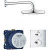 Душевая система GROHE Grohtherm встраиваемая, термостатическая, хром (34728000) Душевая система GROHE Grohtherm встраиваемая, термостатическая, хром (34728000)