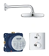 Душевая система GROHE Grohtherm встраиваемая, термостатическая, хром (34728000) Душевая система GROHE Grohtherm встраиваемая, термостатическая, хром (34728000)