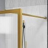 Душевая перегородка Vincea Walk-In VSW-1HP900FLBG, 900x2000, брашированное золото, стекло рифленое Душевая перегородка Vincea Walk-In VSW-1HP900FLBG, 900x2000, брашированное золото, стекло рифленое