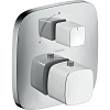 Картинка анонса товара «смеситель для ванны hansgrohe puravida 15775400, белый/хром термостатический»