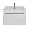 Тумба под раковину Lemark BUNO MINI 80 см подвесная, серый/белый LM05BM80T Тумба под раковину Lemark BUNO MINI 80 см подвесная, серый/белый LM05BM80T