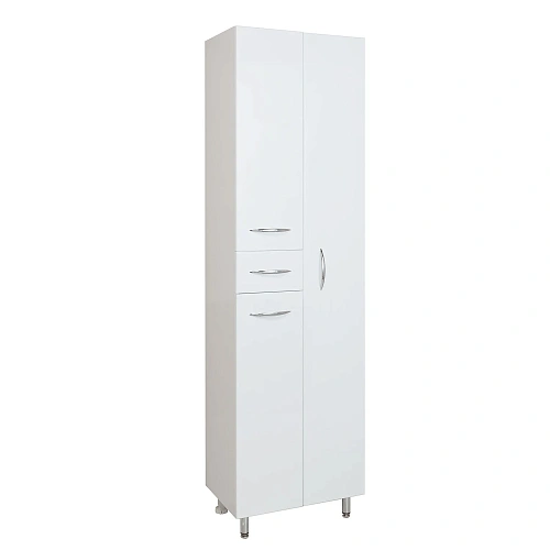 Шкаф-пенал Onika Модерн 52 см 405209 напольный, белый, с бельевой корзиной, правый Шкаф-пенал Onika Модерн 52 см 405209 напольный, белый, с бельевой корзиной, правый