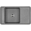 Кухонная мойка Aquaton Беллис 87 1A724832BS230 из литого мрамора, серый
