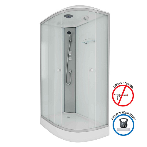 Душевая кабина Niagara Eco E120/80/13L/MT (1200х800х2150) E120/80/13L/MT Душевая кабина Niagara Eco E120/80/13L/MT (1200х800х2150) E120/80/13L/MT