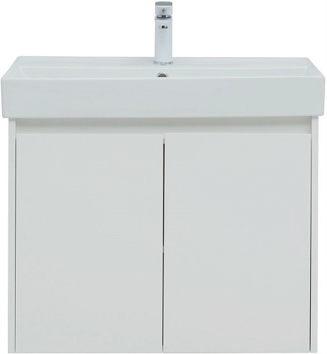Тумба под раковину Aquanet Nova Lite 75 белый глянец (2 дверцы) 00298850 Тумба под раковину Aquanet Nova Lite 75 белый глянец (2 дверцы) 00298850