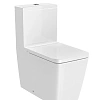 Чаша напольного унитаза Roca Inspira Square 645, Rimless, BTW, белый 342536000 Чаша напольного унитаза Roca Inspira Square 645, Rimless, BTW, белый 342536000