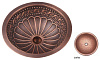 Картинка анонса товара «раковина медная bronze de luxe r303, цвет - coffee (кофейный), 42 х 42 х 15 см r303_coffee»