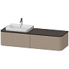 Картинка анонса товара «тумба под раковину duravit happy d.2 plus hp4944l7575 подвесная 160 см лен»