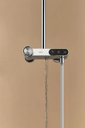 Душевая система ARROW AMG13SH868ACP с термостатом хром Душевая система ARROW AMG13SH868ACP с термостатом хром