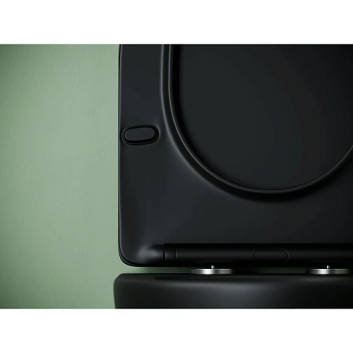 Унитаз подвесной Ceramica Nova Uno CN11001TMB смыв торнадо 490x360x360 черный матовый Унитаз подвесной Ceramica Nova Uno CN11001TMB смыв торнадо 490x360x360 черный матовый