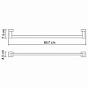 Полотенцедержатель WasserKRAFT Lippe K-6530 хром Полотенцедержатель WasserKRAFT Lippe K-6530 хром