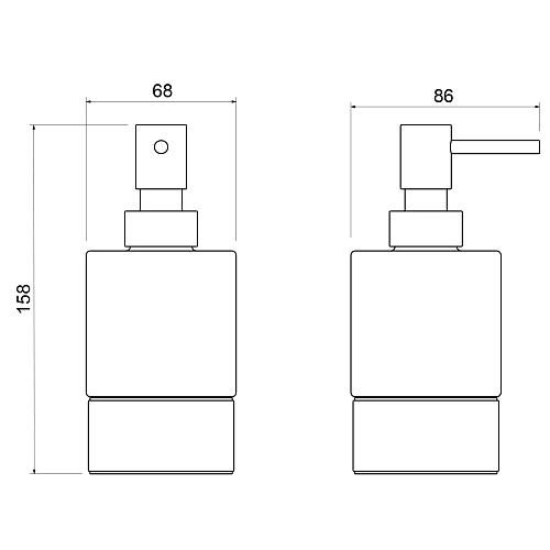 Дозатор жидкого мыла Timo Saona 13239/17 золото матовое Дозатор жидкого мыла Timo Saona 13239/17 золото матовое