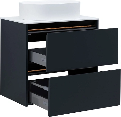Тумба под раковину Allen Brau Activity 70 1.34003.AM антрацит матовый/черный брашированный Тумба под раковину Allen Brau Activity 70 1.34003.AM антрацит матовый/черный брашированный