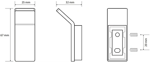 Крючок Bemeta SOLO 139106022 Крючок Bemeta SOLO 139106022