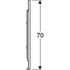 Зеркало Geberit Option Plus 501.072.00.1, 75 х 70 см, со светодиодной подсветкой Зеркало Geberit Option Plus 501.072.00.1, 75 х 70 см, со светодиодной подсветкой