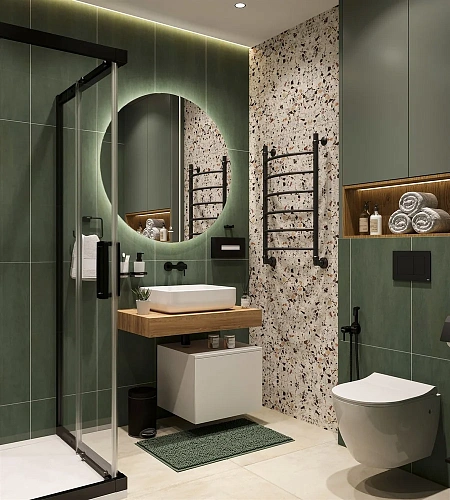 Столешница STWORKI Ольборг 80 дуб французский, без отверстий, с тумбой 50, с раковиной STWORKI Soul 489054 Столешница STWORKI Ольборг 80 дуб французский, без отверстий, с тумбой 50, с раковиной STWORKI Soul 489054