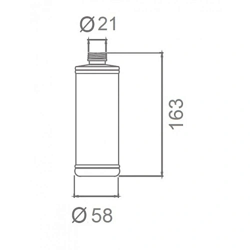 Колба для дозатора Milacio 300 мл. Miacio MCU.001 Колба для дозатора Milacio 300 мл. Miacio MCU.001