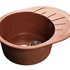 Кухонная мойка GranFest Rondo R-580 L кр.м красный марс Кухонная мойка GranFest Rondo R-580 L кр.м красный марс