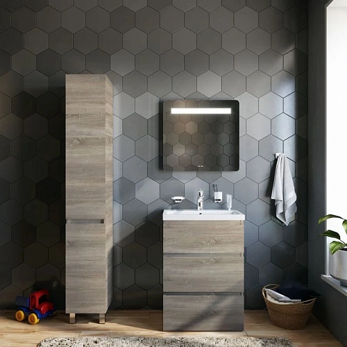 Тумба под раковину AM.PM Gem S M91FSX0602OF S, напольная, 60 см, светлый дуб Тумба под раковину AM.PM Gem S M91FSX0602OF S, напольная, 60 см, светлый дуб