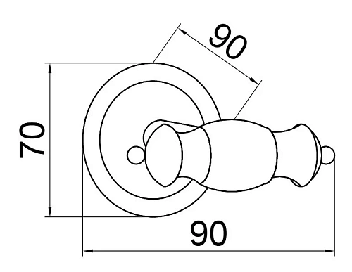 Крючок Boheme Palazzo 10106 Крючок Boheme Palazzo 10106