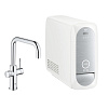 Картинка анонса товара «смеситель для кухни grohe blue home с функциями фильтрации, охлаждения и газирования водопроводной в 31456000»
